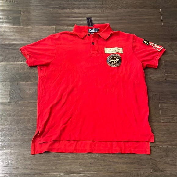 Polo Ralph Lauren Tiger Naval Training Shirt Flight Deck...